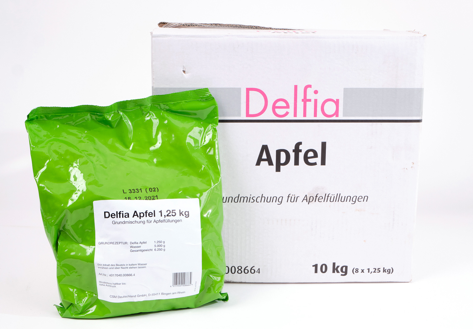 Eplafylling Delfia 1,25kgx8