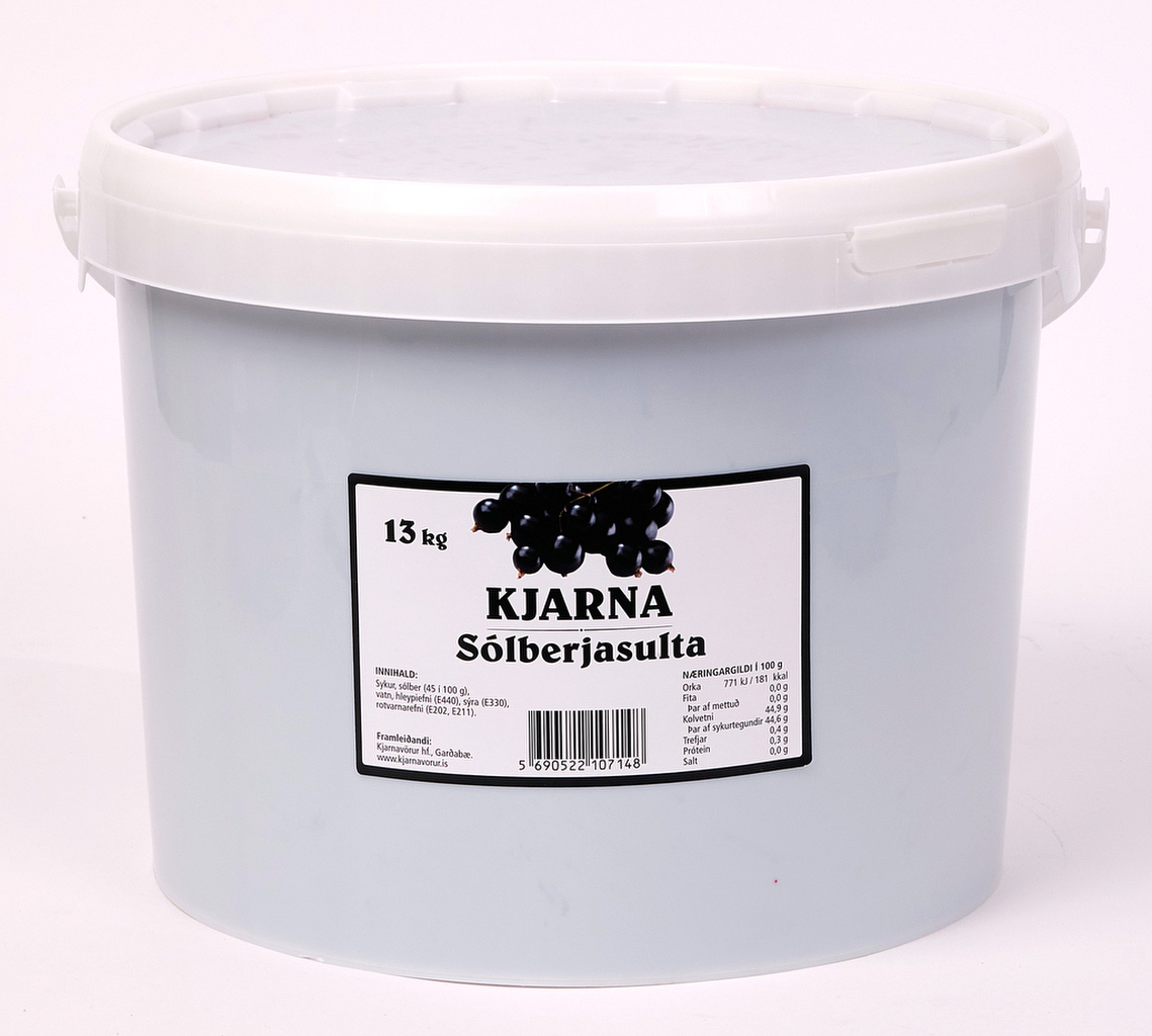 Kjarna Sólberjasulta 13 kg