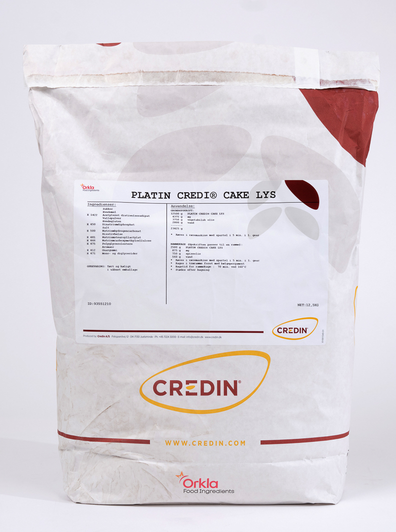 Platin Credi Cake Ljóst 12,5 kg